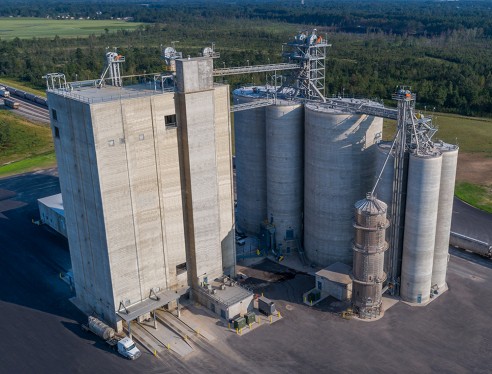 Mountaire Farms Feed Mill and Grain Storage